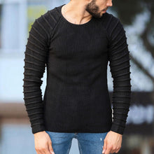Load image into Gallery viewer, Men&#39;S Fashion Slim Round Neck Knitted Sweater
