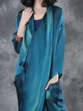 Load image into Gallery viewer, Long Sleeve Loose Solid Color Casual Dress
