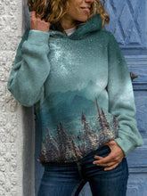 Load image into Gallery viewer, Fashion Casual Printed Long-sleeved Hooded Top
