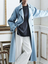 Load image into Gallery viewer, Ladies Fashion Casual Lapel Single-Breasted Long Coat
