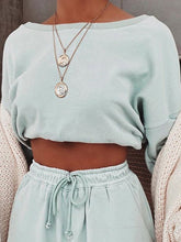 Load image into Gallery viewer, Women&#39;S Solid Color Casual Sports Loose Two-Piece Suit
