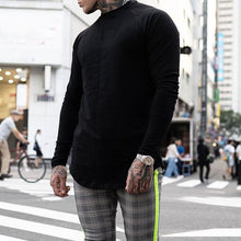Load image into Gallery viewer, Men&#39;S Fashion Round Neck Solid Color Long Sleeve T-Shirt
