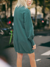 Load image into Gallery viewer, Pure Color Casual Long Sleeve Sweater Dress
