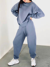 Load image into Gallery viewer, Loose Pullover Solid Color Pants Suit
