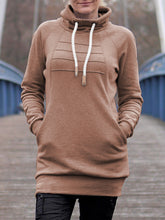 Load image into Gallery viewer, Pure Color Casual Long Sleeve Hooded
