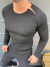 Load image into Gallery viewer, Men&#39;S Fashion Zipper Knitted Sweater
