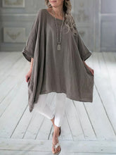Load image into Gallery viewer, Casual Loose Solid Color Simple Women&#39;S Two-Piece Suit

