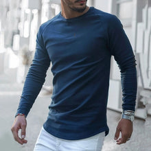 Load image into Gallery viewer, Men&#39;s Fashion Solid Color Round Neck Sweater
