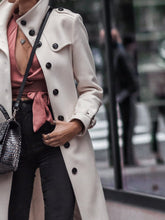 Load image into Gallery viewer, Fashion Single-breasted Stand-collar Solid Color Casual Coat
