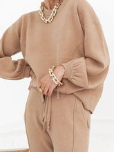 Load image into Gallery viewer, Autumn Winter Casual Solid Color Knitted Women&#39;s Suit
