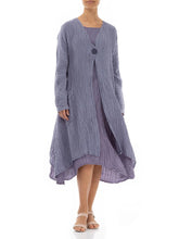 Load image into Gallery viewer, Simple Casual Loose Long Violet Tulip Coat
