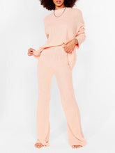 Load image into Gallery viewer, Ribbed Pullover Loose Knit Suit
