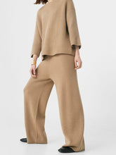 Load image into Gallery viewer, Fashionable And Simple Temperament Women&#39;S Knitted Sweater Suit
