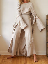 Load image into Gallery viewer, Comfortable Casual Solid Color Knitted Three-Piece Suit
