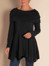 Load image into Gallery viewer, Fashion Simple Skirt Round Neck Long Sleeve Top
