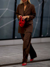 Load image into Gallery viewer, Fashion Suit V-neck Double Row Two-piece Suit
