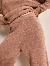 Load image into Gallery viewer, Fashionable Simple Casual Loose Turtleneck Top Pants Knitted Suit
