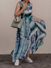 Load image into Gallery viewer, Tie-dye Sleeveless Casual Maxi Dress
