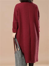 Load image into Gallery viewer, Casual Loose Women&#39;S Turtleneck Sweater Dress
