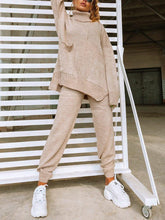 Load image into Gallery viewer, Turtleneck Wool Knitted Two Piece Suit  
