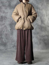 Load image into Gallery viewer, Autumn And Winter Solid Color Warm Bread Women&#39;S Coat
