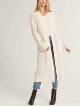 Load image into Gallery viewer, Pure Color Loose Casual Long Cardigan Coat
