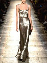 Load image into Gallery viewer, Fashion Sexy Suspenders Elegant Evening Dress
