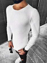 Load image into Gallery viewer, Men&#39;S Fashion Slim Round Neck Long Sleeve Sweater
