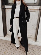 Load image into Gallery viewer, Women&#39;s Suit Collar Super Long Casual Woolen Coat
