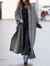 Load image into Gallery viewer, Fashion Long Woolen Casual Cardigan Coat
