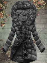 Load image into Gallery viewer, Winter Warm Solid Color Hooded Jacket Coat with Fur
