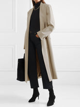 Load image into Gallery viewer, Fashion Lapel Long Sleeve Solid Color Casual Long Coat
