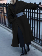 Load image into Gallery viewer, Fashion Casual Lapel Long Sleeve Solid Color Coat
