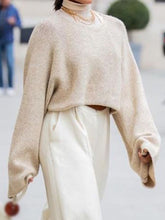 Load image into Gallery viewer, Warm High Neck Long Sleeve Knitted Sweater Suit
