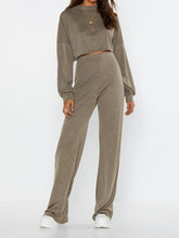 Load image into Gallery viewer, Simple Solid Color Velvet Leisure Suit

