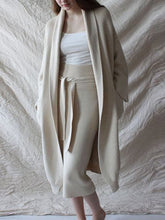 Load image into Gallery viewer, Casual Long Sleeve Lapel Knit Cardigan Jacket
