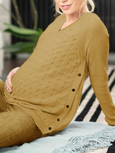Load image into Gallery viewer, Fashion Casual Maternity Suit with Side Buttons
