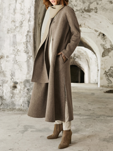 Load image into Gallery viewer, Elegant Long-Sleeved Comfortable Scarf Warm Coat
