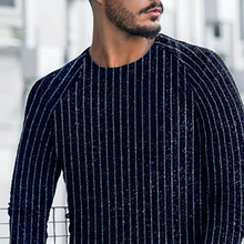 Load image into Gallery viewer, Men&#39;S Fashion Casual Round Neck Striped Long Sleeve T-Shirt

