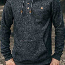 Load image into Gallery viewer, Pure Color Fashion Casual Knitted Men&#39;S Hoodie
