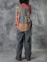 Load image into Gallery viewer, Vintage Pattern Loose Women&#39;S Knitted Sweater
