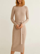 Load image into Gallery viewer, Autumn And Winter Ladies Knitted Casual Dress
