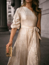 Load image into Gallery viewer, One-shoulder Elegant Party Evening Dress
