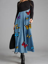 Load image into Gallery viewer, Warm Stitching Casual Dress with Butterfly
