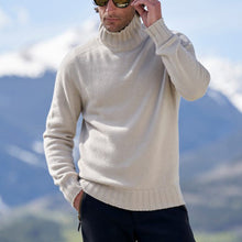 Load image into Gallery viewer, Men&#39;S Casual Solid Color High Neck Long Sleeve Sweater
