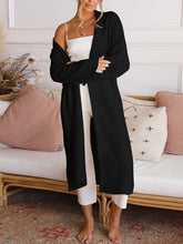 Load image into Gallery viewer, Solid Color Long Sleeve Casual Coat
