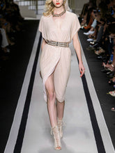Load image into Gallery viewer, Fashion Sexy V-neck Midi Dress with Belt
