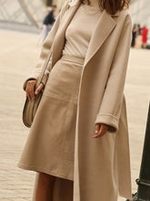 Load image into Gallery viewer, Women&#39;S Fashion Casual Solid Color Woolen Coat
