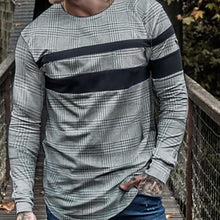 Load image into Gallery viewer, Men&#39;S Fashion Casual Check Long Sleeve T-Shirt
