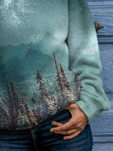 Load image into Gallery viewer, Fashion Casual Printed Long-sleeved Hooded Top
